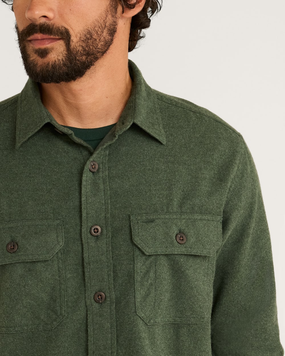 Burnside Doublebrushed Flannel - Green