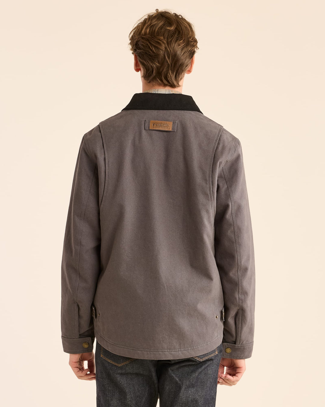 Tahoma Canvas Trucker Jacket - Ash