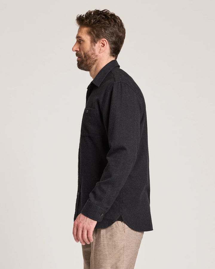 Men's Fremont Cotton Flannel Shirt - Charcoal Heather