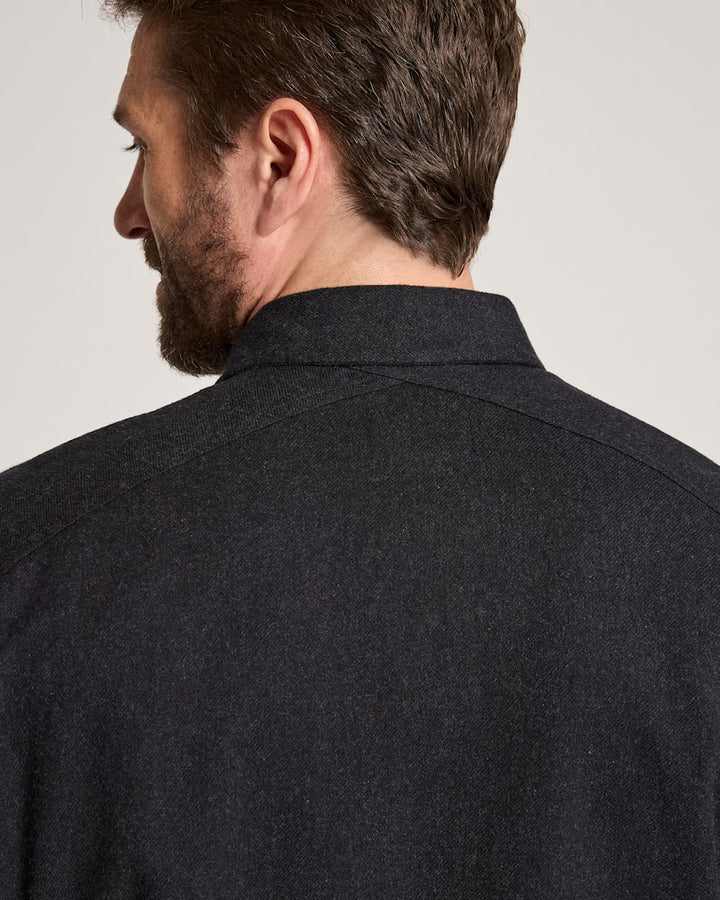 Men's Fremont Cotton Flannel Shirt - Charcoal Heather