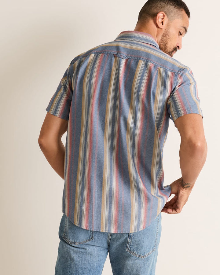 Men's Short Sleeve Stripe Bayside Shirt
