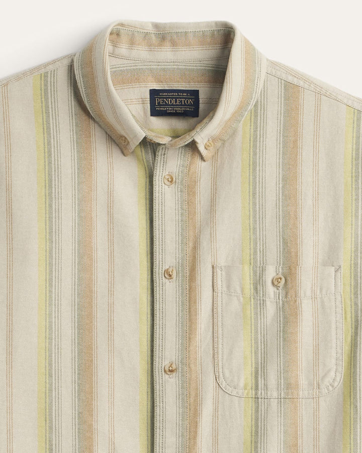 Men's Short Sleeve Stripe Bayside Shirt