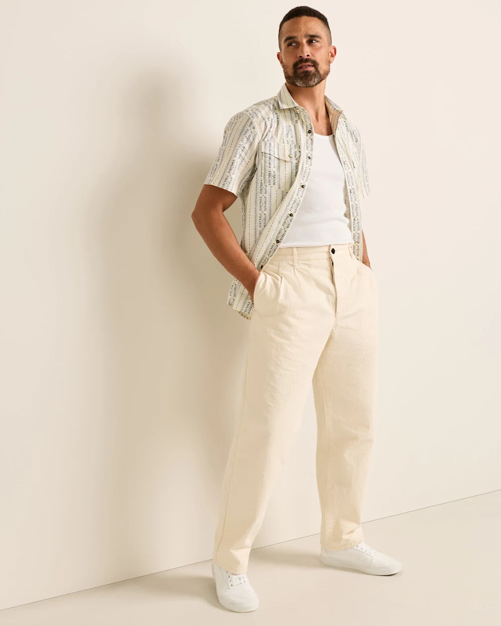 Men's Leramie Snap-Front Short Sleeve Shirt