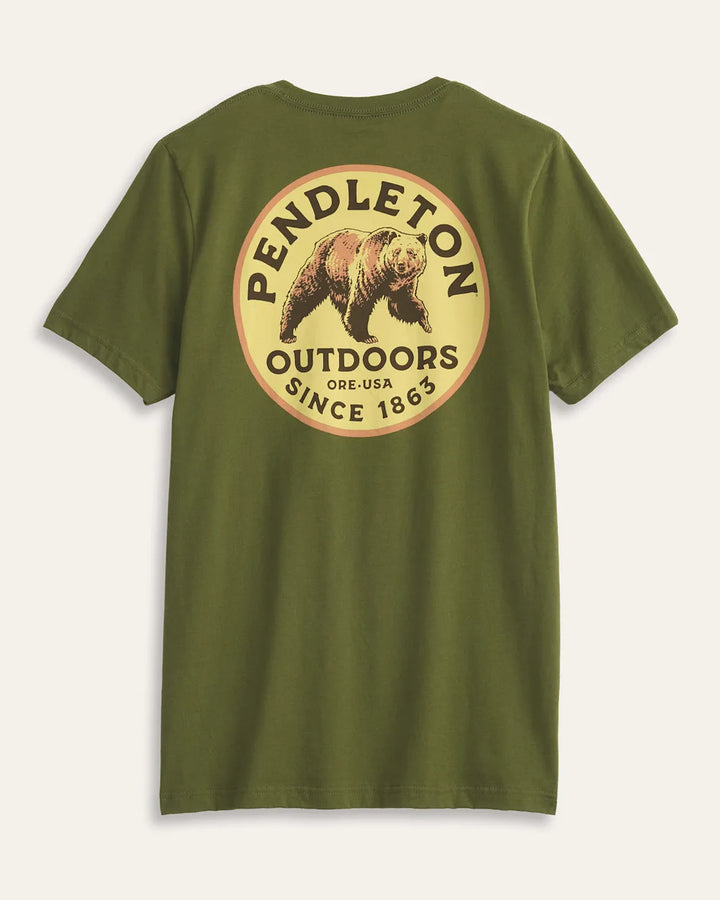 Men's Short Sleeve Bear Graphic Tee
