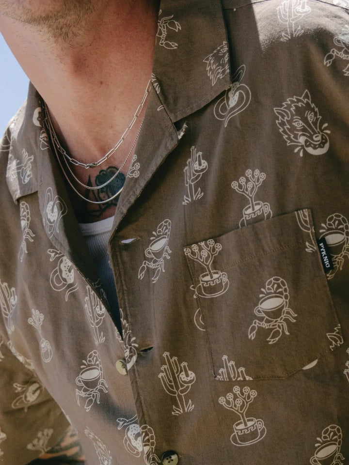 Desert Donuts Button-up