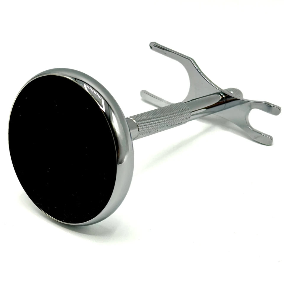 Super Safety Razors Chrome 2-Prong Heavyweight Stand
