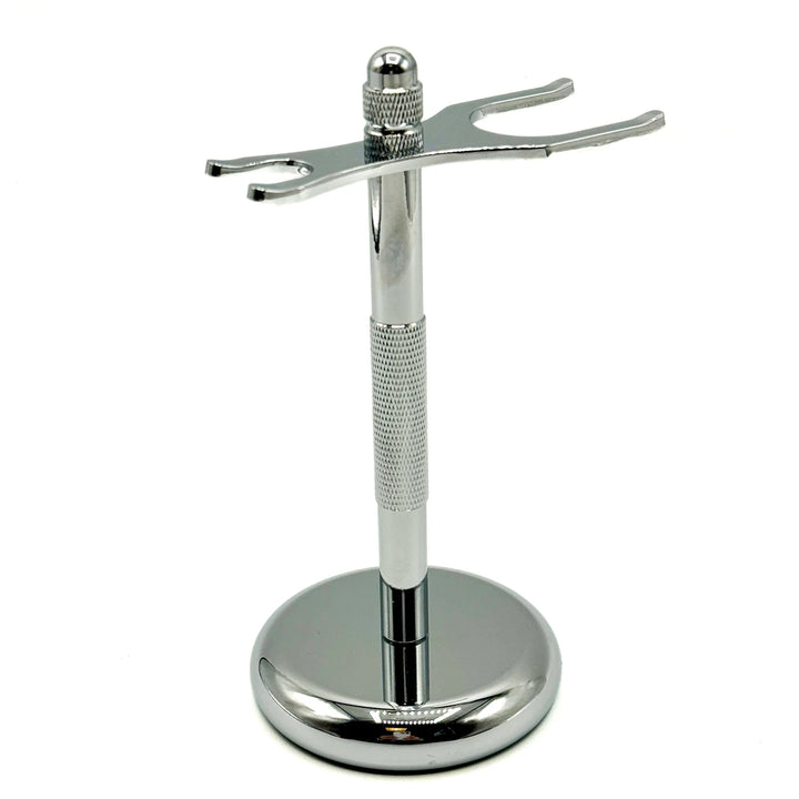 Super Safety Razors Chrome 2-Prong Heavyweight Stand