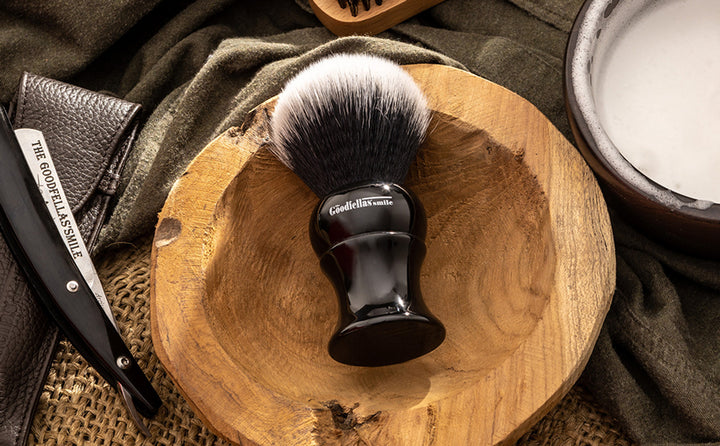 The Goodfellas' Synthetic Shave Brush - Black Noir