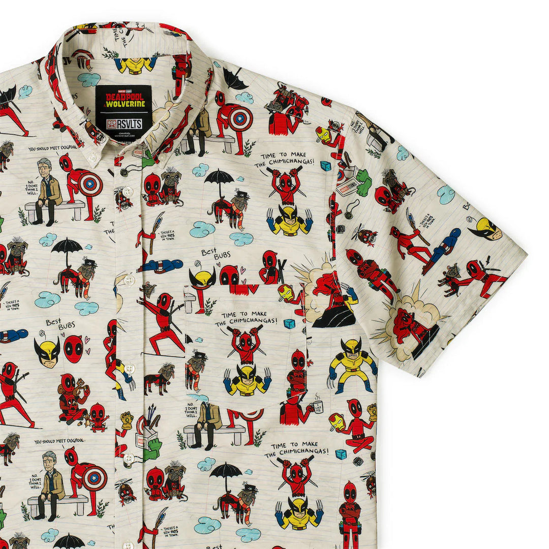 Deadpool & Wolverine "Wades World" Kunuflex Short Sleeve Shirt