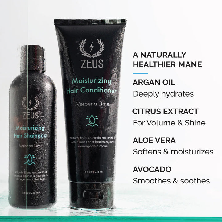 Moisturizing Hair Shampoo + Conditioner Set