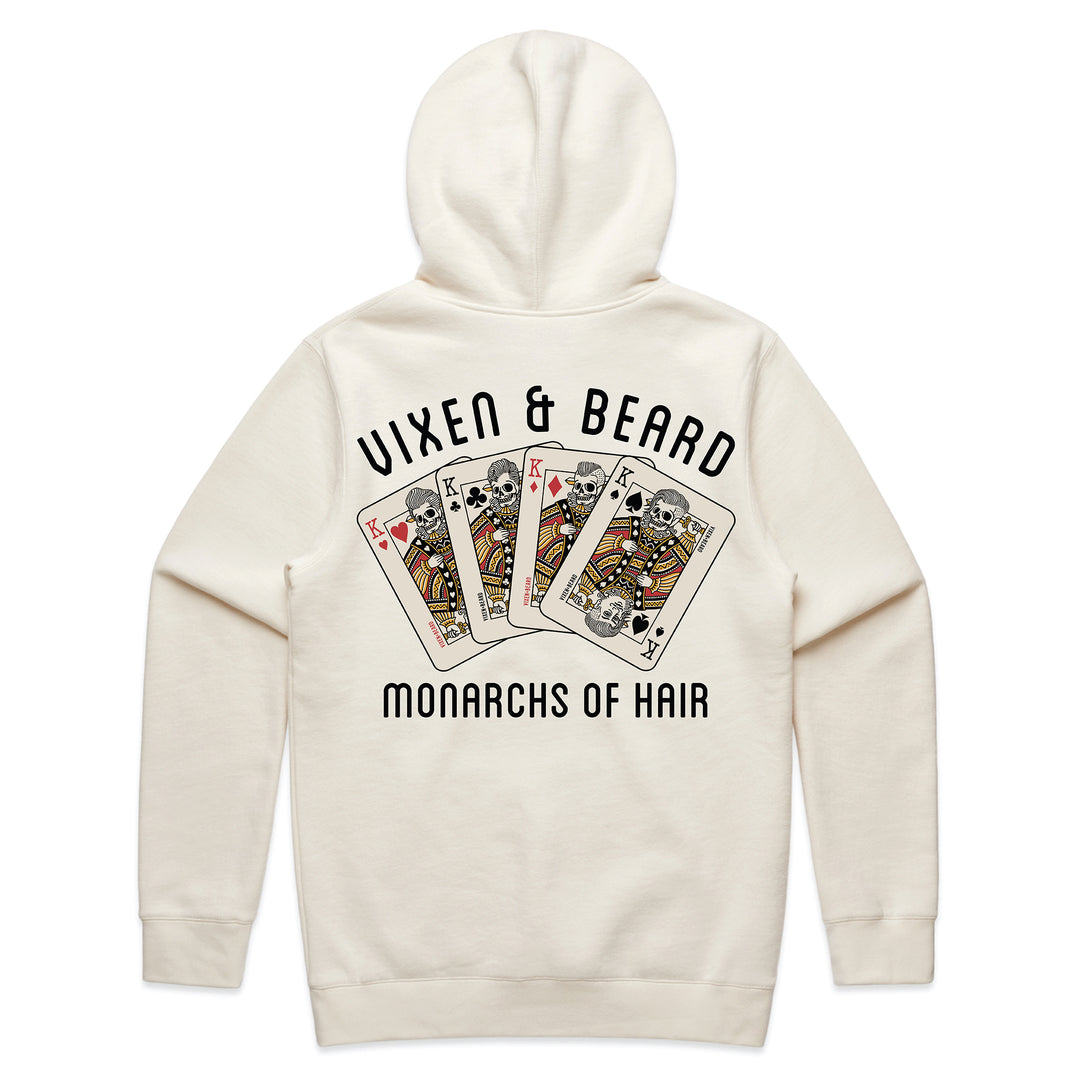 Monarchs of Hair Hoodie  - Cream