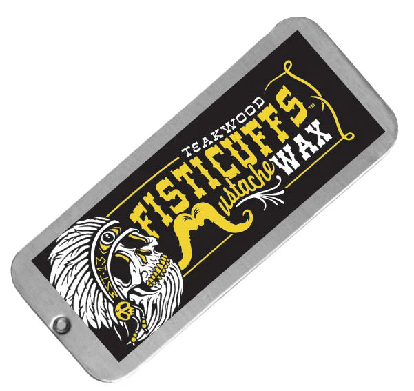 Teakwood Mustache Wax - Slide Tin