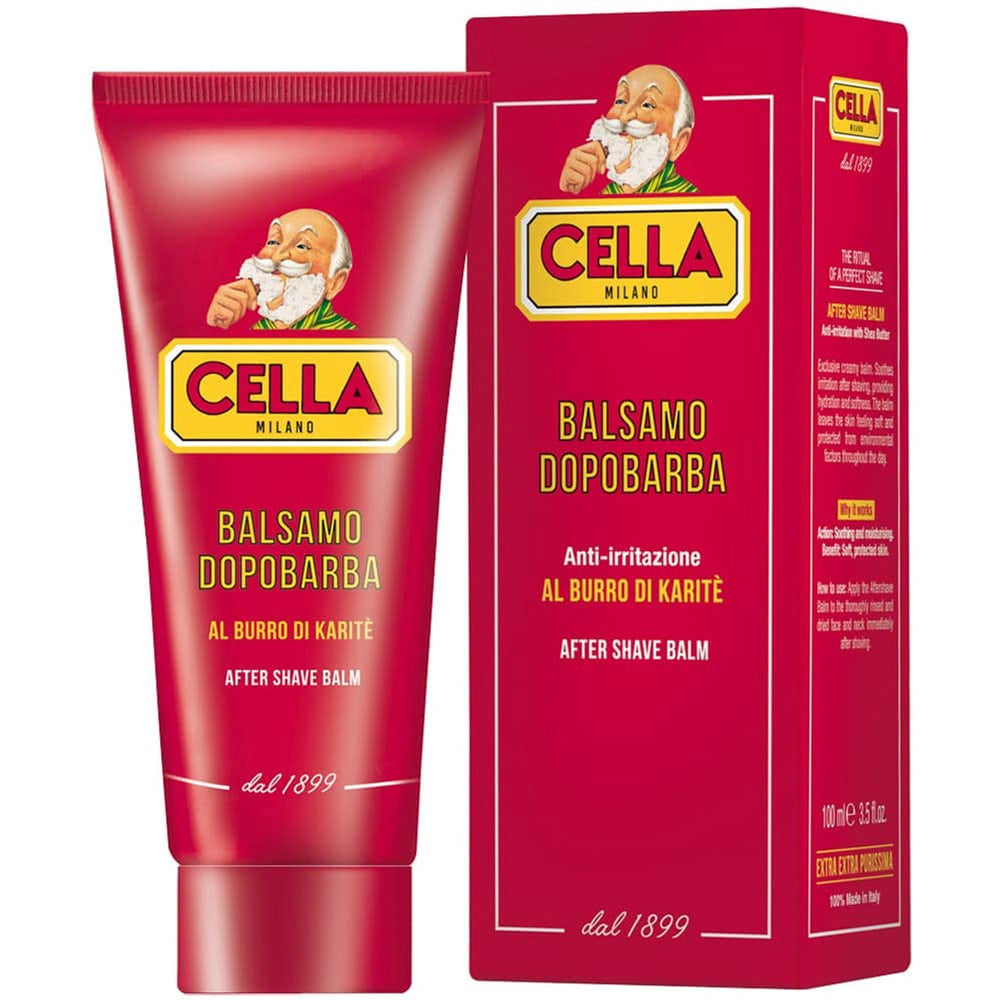 Cella Milano Aftershave Balm – Red, 100 ml — component of Clean Lines