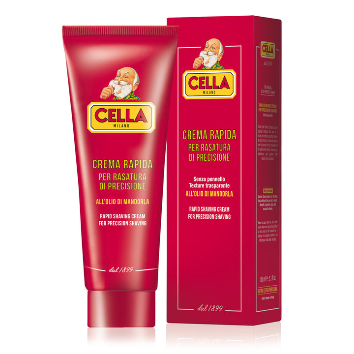Cella Milano Rapid Transparent Shaving Cream – Red, 150 ml — component of Clean Lines