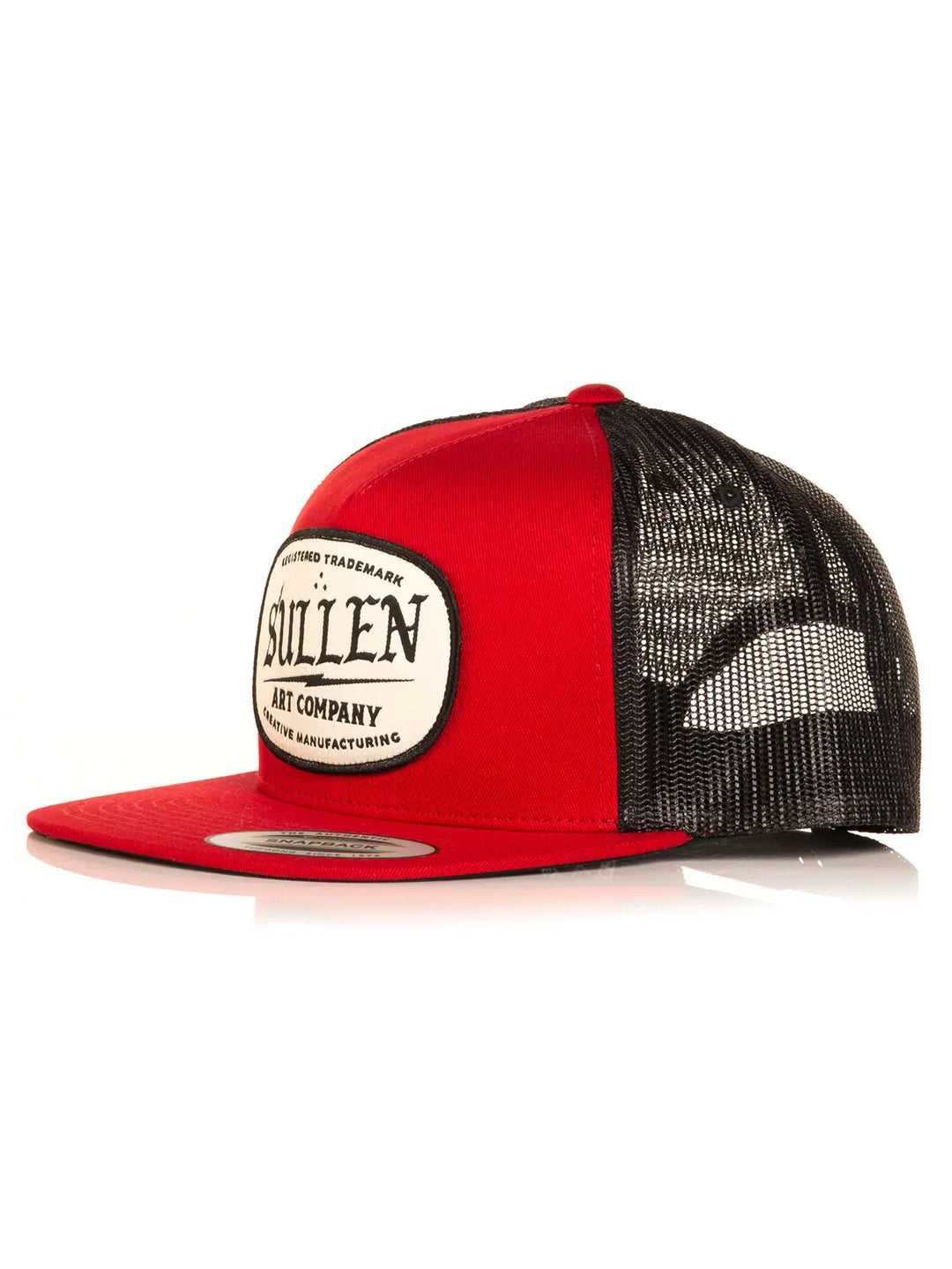 Supply Snapback Mesh Hat - Red