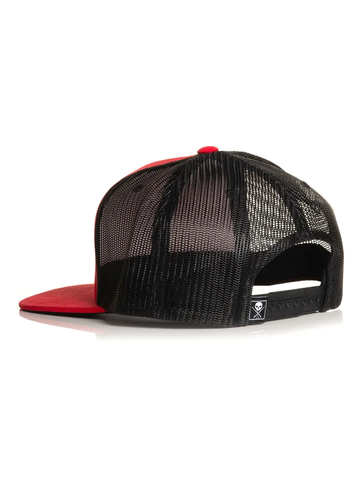 Weld Snapback Hat - Black/Red