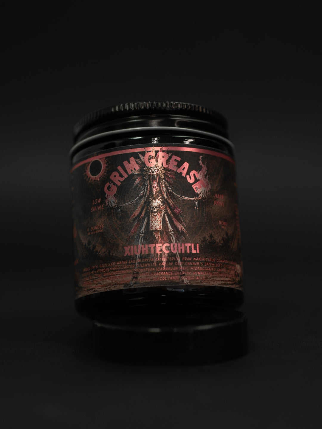 Grim Grease Xiuhtecuhtli Formula No. 1 Pomade – Heavy Hold, Low Shine