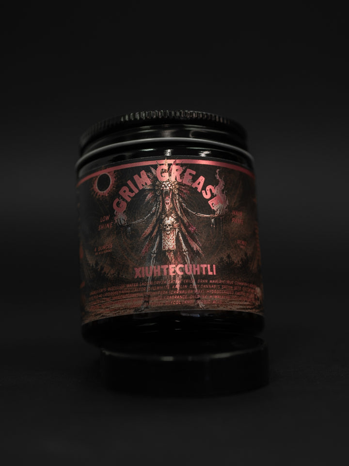 Grim Grease Xiuhtecuhtli Formula No. 1 Pomade – Heavy Hold, Low Shine