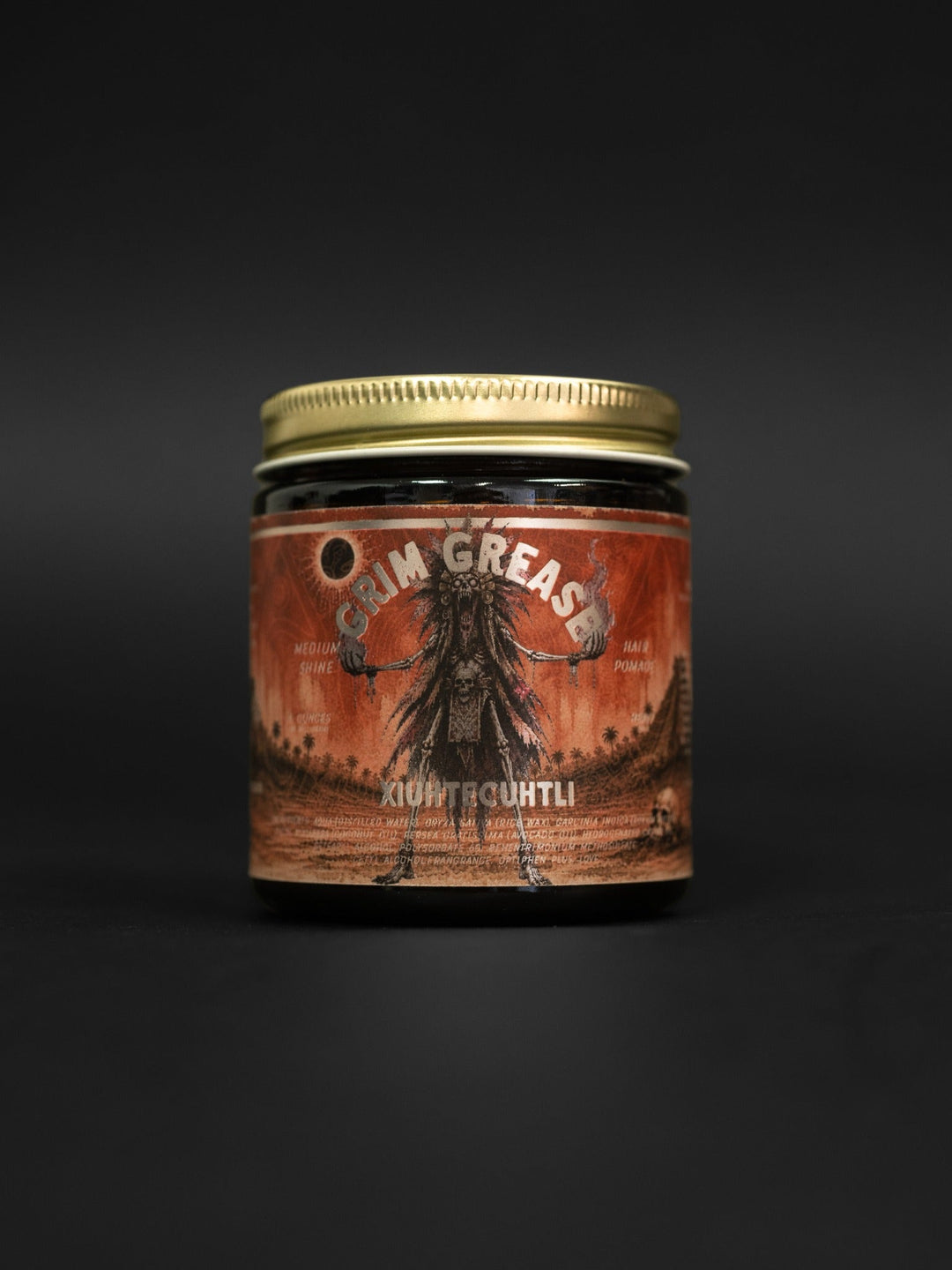 Grim Grease Xiuhtecuhtli Pomade – Heavy Hold, Medium Shine