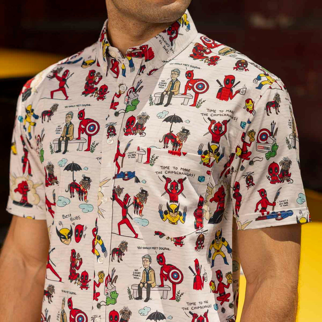 Deadpool & Wolverine "Wades World" Kunuflex Short Sleeve Shirt