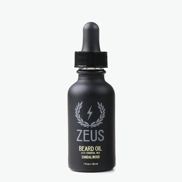 Zeus Natural Beard Oil – Sandalwood — component of Condition &amp; Shape