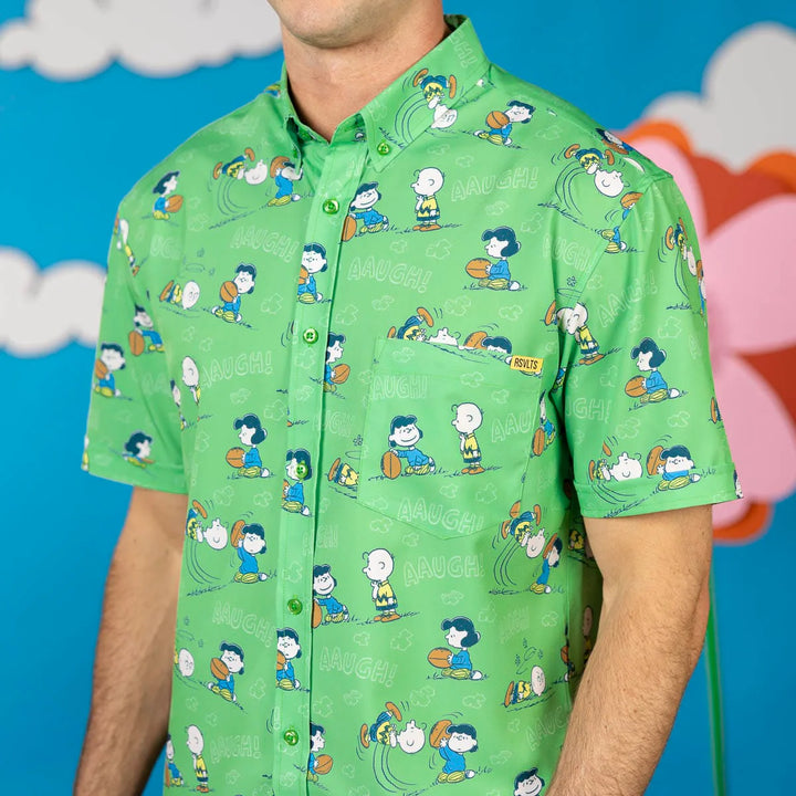 Peanuts "AAUGH!" Kunuflex Short Sleeve