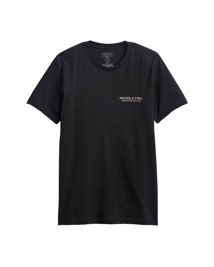 Pendleton Chief Joseph Graphic Tee — Black/Blue, front view