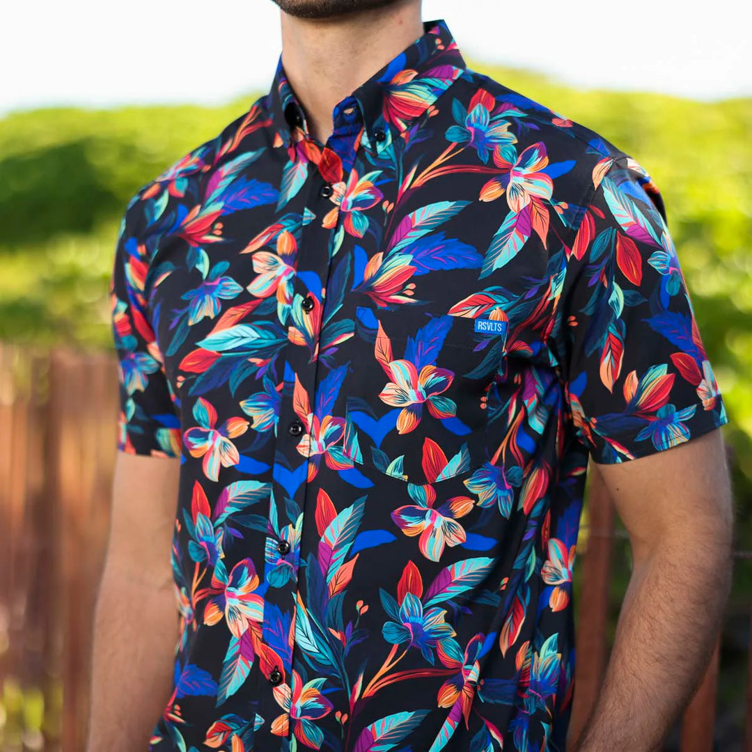 Vibrant Bloom Short Sleve