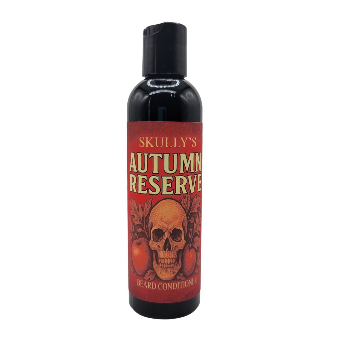 Skully’s Autumn Reserve Beard Conditioner on white background