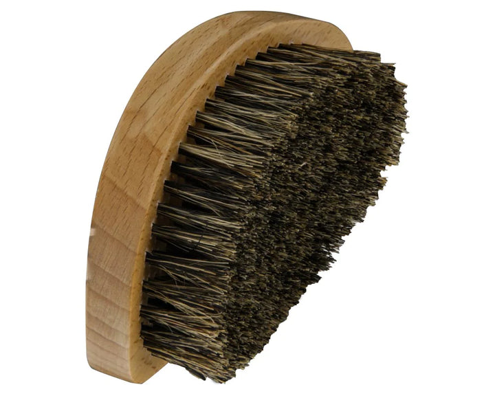 Wood Beard Brush - Soft Grade Boar's Hair - Natural Wood