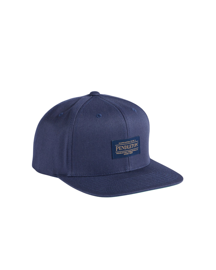Flat Brim Hat - Navy