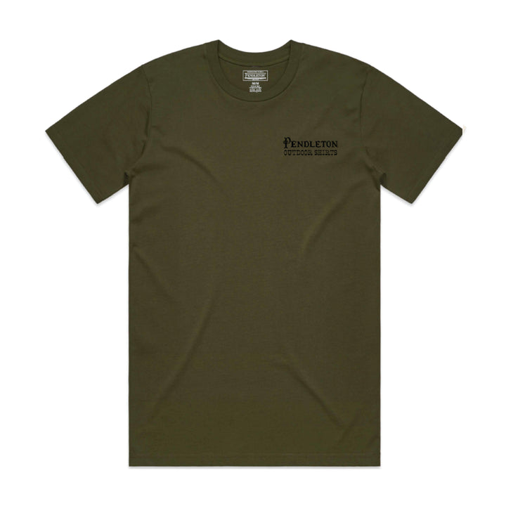 Century Rodeo Graphic Tee- Army Brown