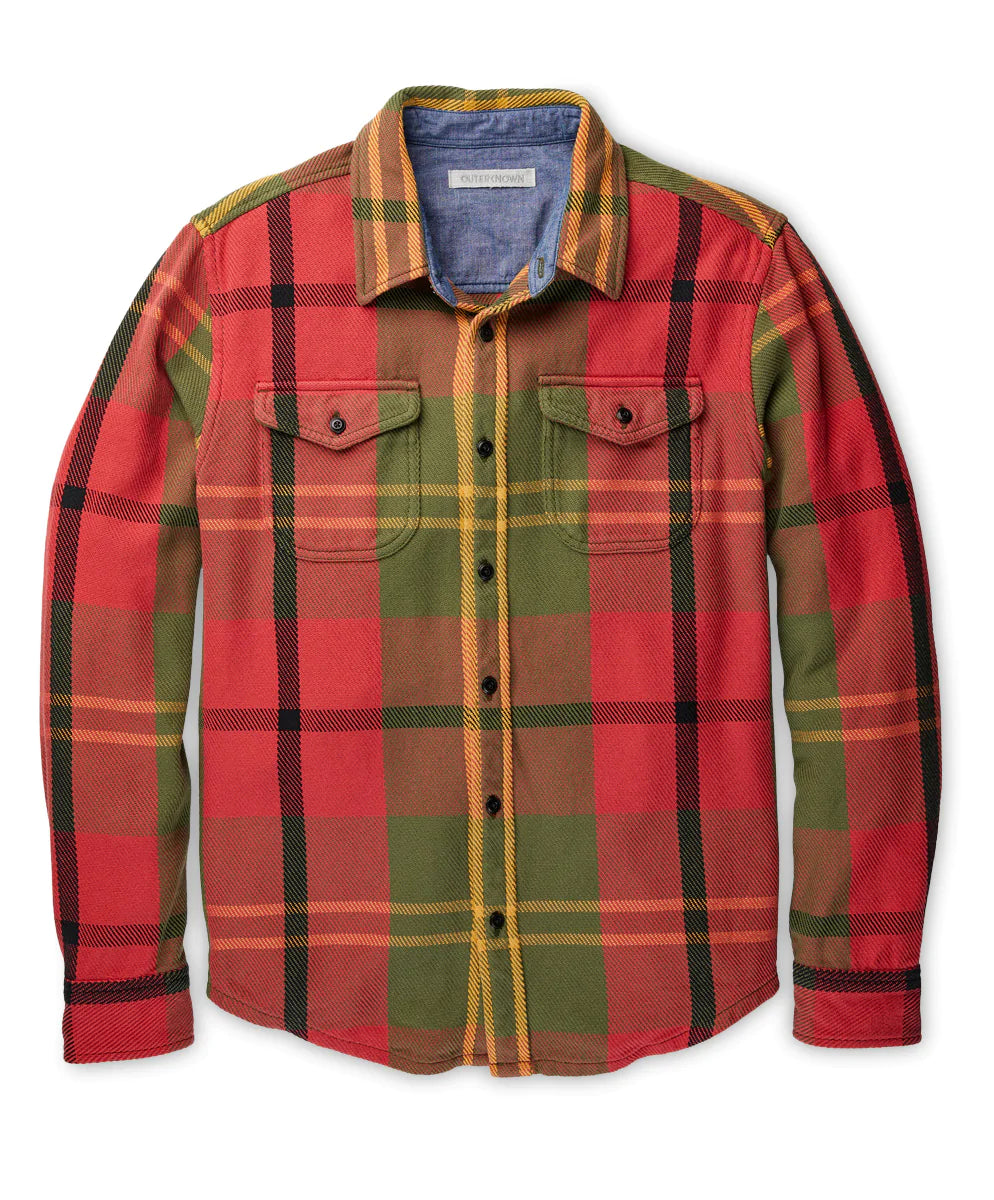Blanket Shirt Cranberry Country Plaid