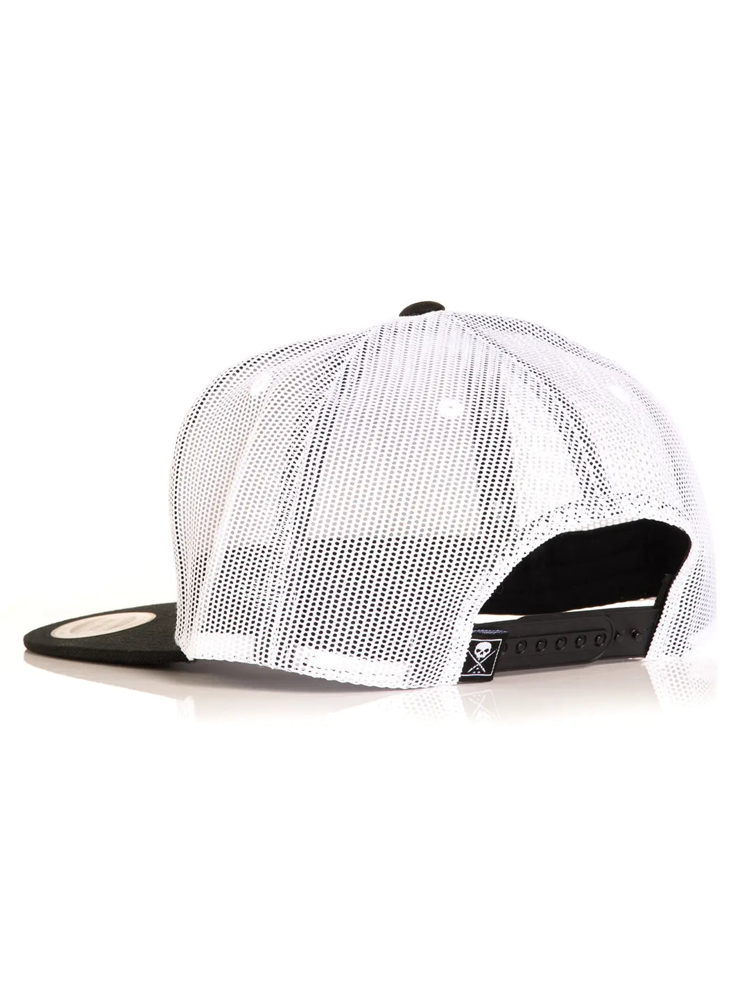 Supply Snapback Mesh Hat - Black/White