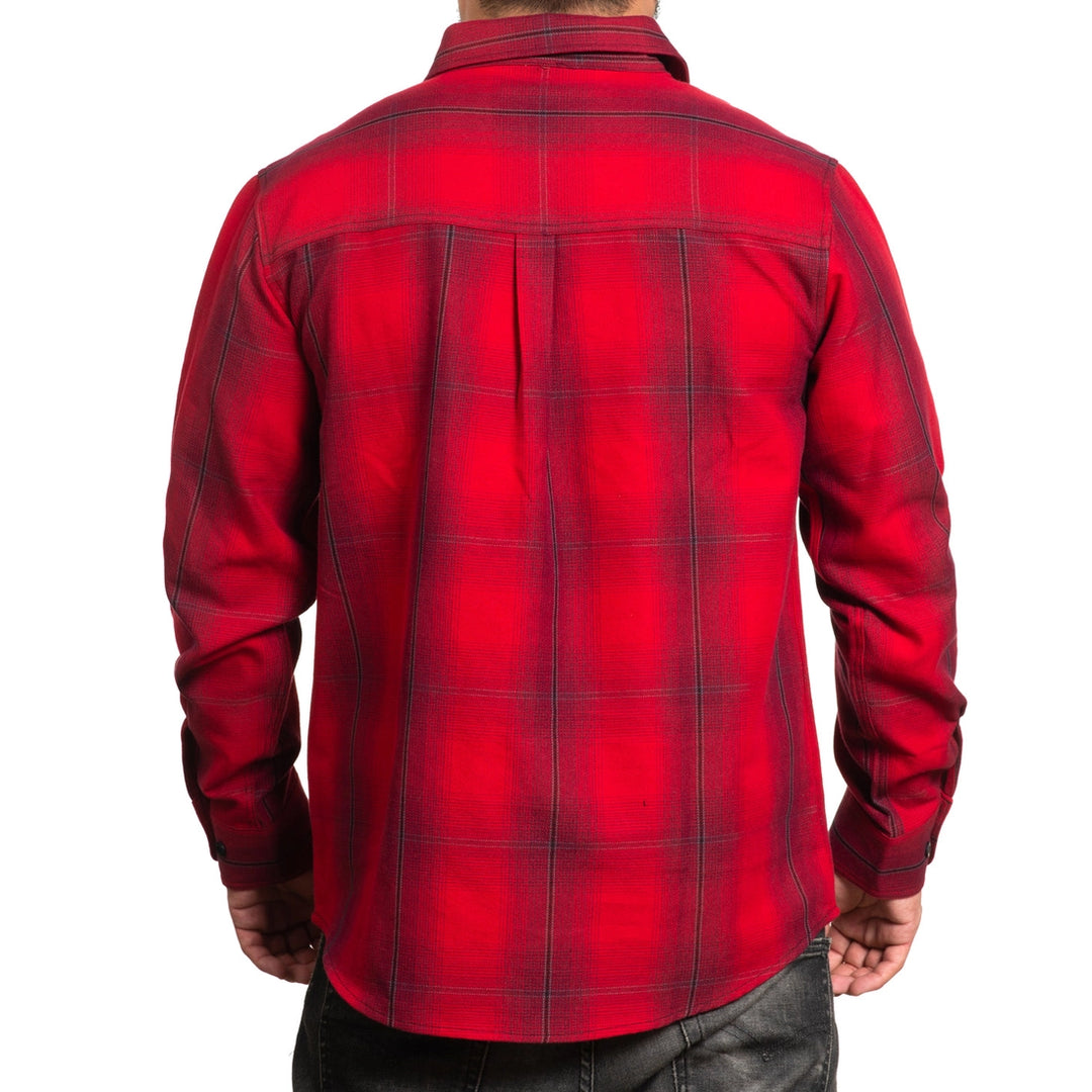 Burner Flannel - Crimson