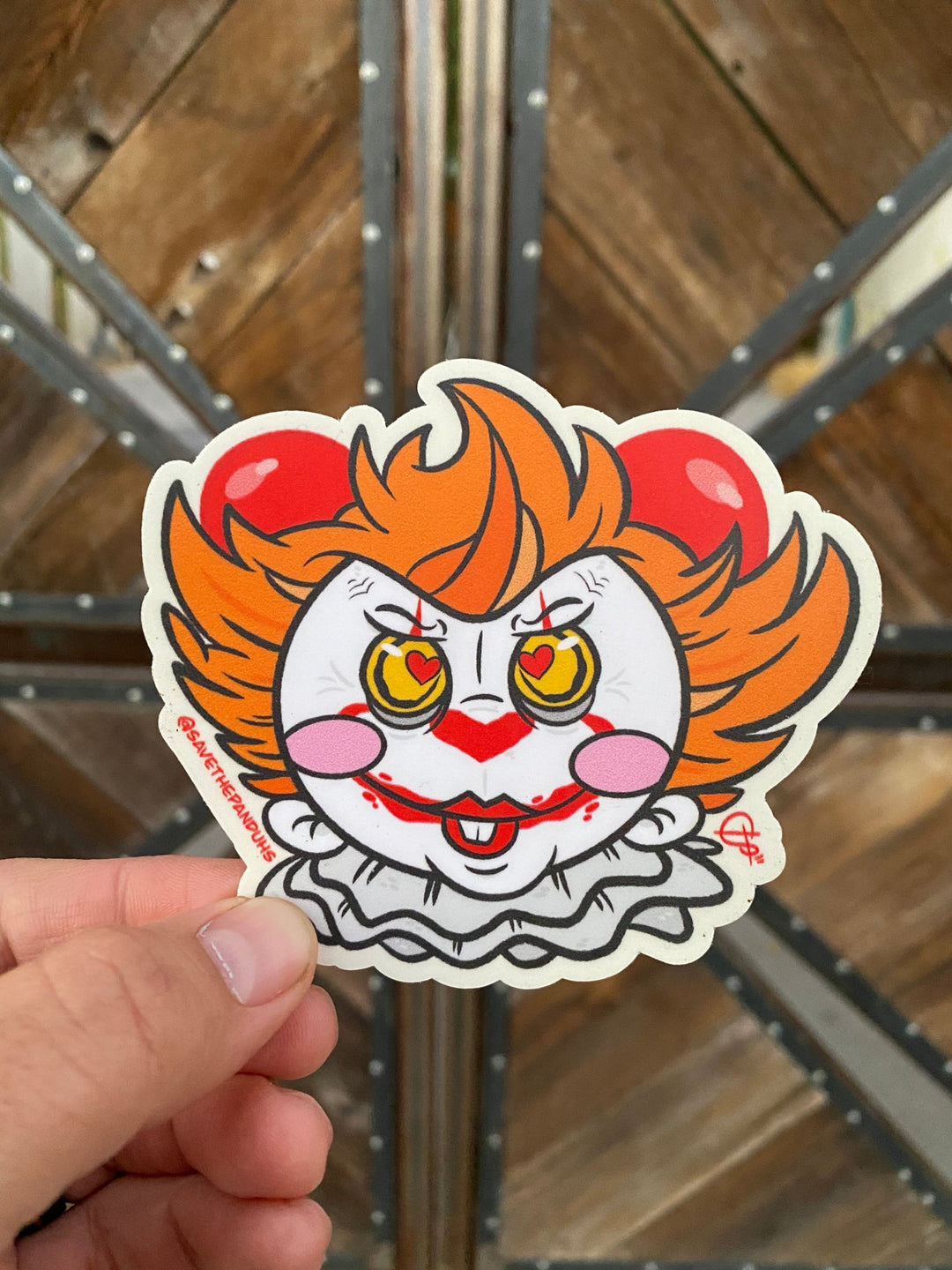 Save The Panduhs Pennywise Sticker
