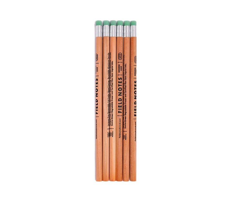 No 2 Woodgrain Pencil 6-pack