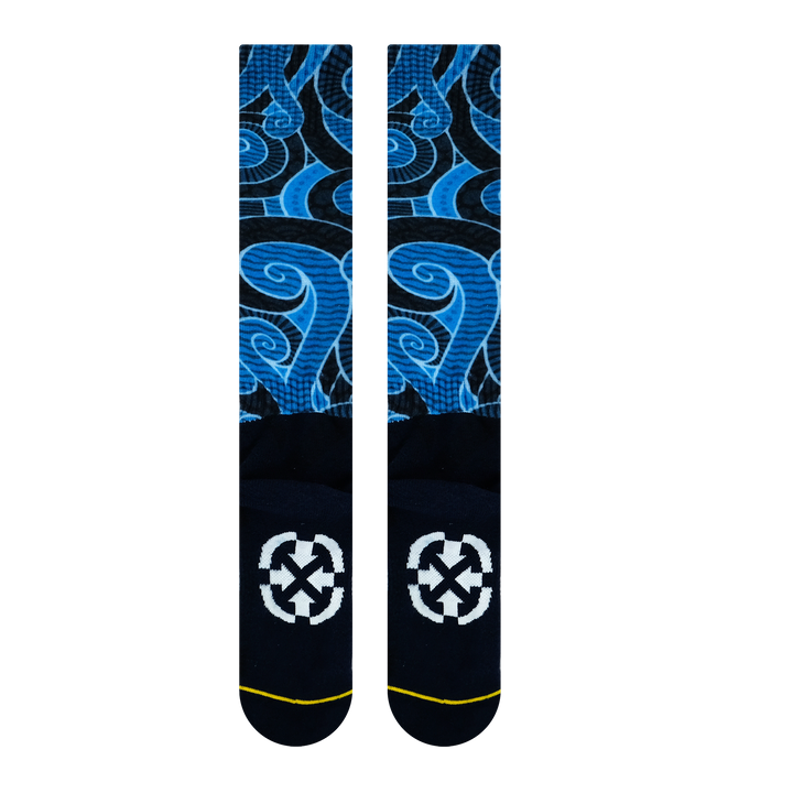 Snow Sports Blue Socks - Large