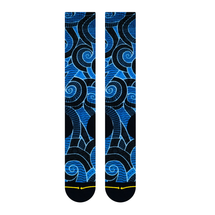 Snow Sports Blue Socks - Large