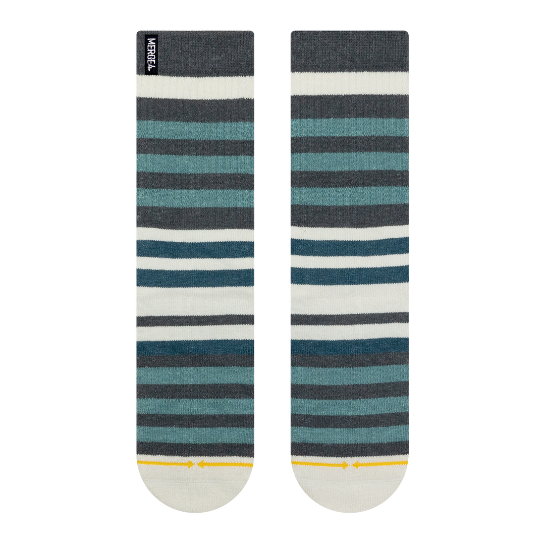Tencel/Hemp Beach Stripe Socks - Large