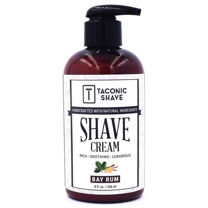 Taconic Shave Cream With Pump  - Bay Rum