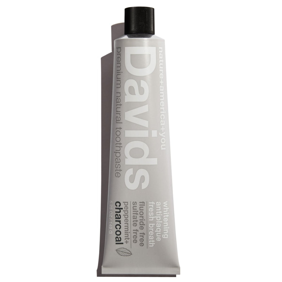 Davids | premium natural toothpaste / charcoal+peppermint