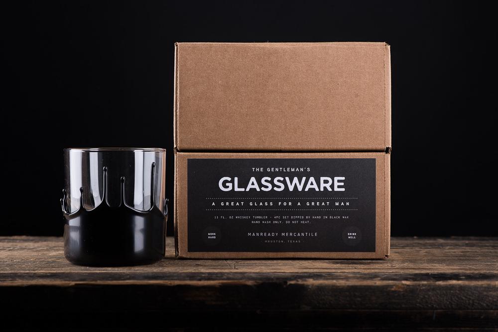 The Gentleman's Glassware Waxed Dipped - Black