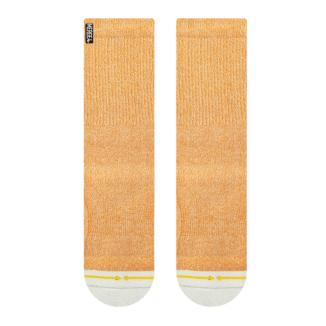 Orange Heather Socks - Large