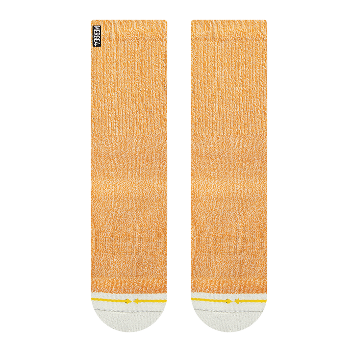 Orange Heather Socks - Large