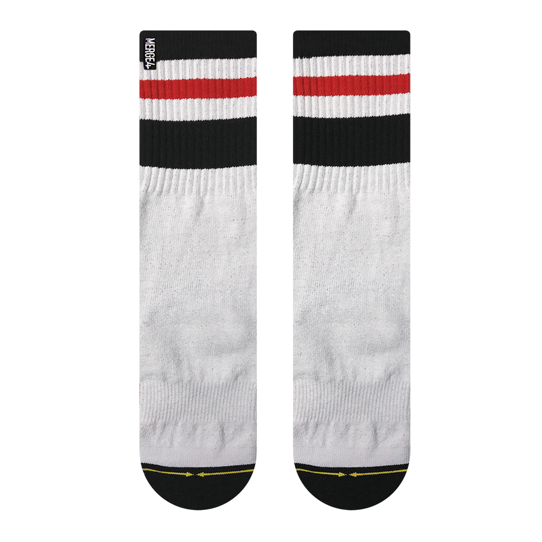 Haven Tall White - Classic Tall Socks - Large