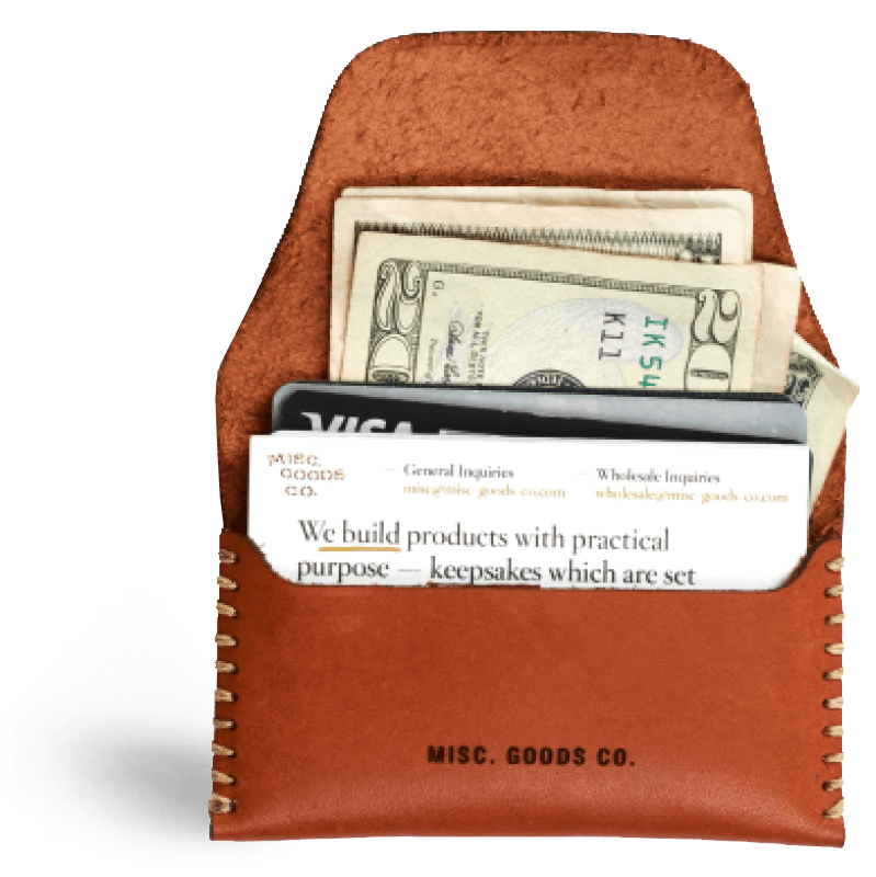 MISC. GOODS CO. - Keep It Slim Flap Wallet V.2