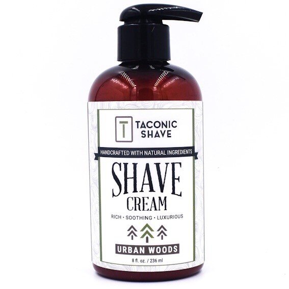 Taconic Shave Cream With Pump - Urban Woods