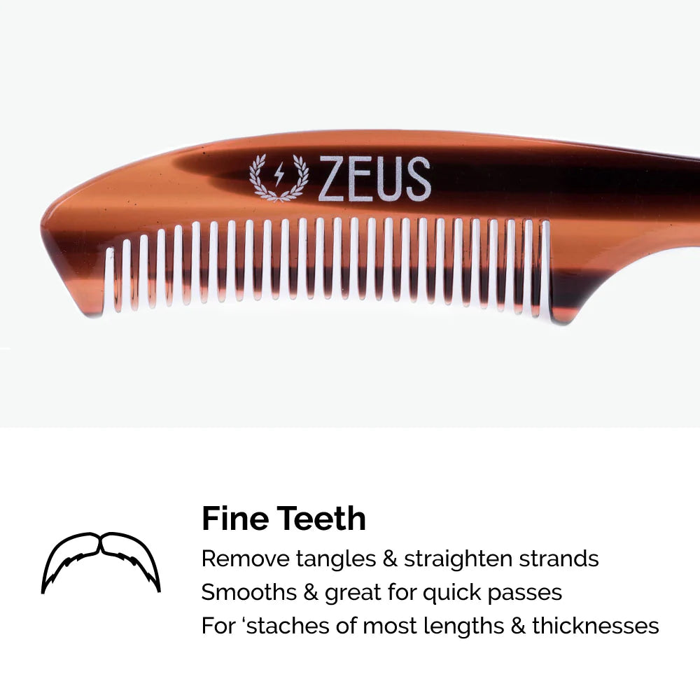 Zeus Large Mustache Comb - P11